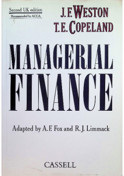 Managerial Finance