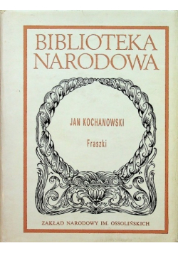 Kochanowski Fraszki