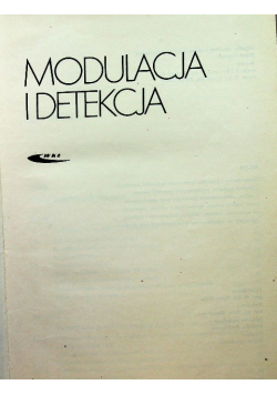 Modulacja i detekcja