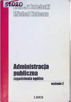 Administracja publiczna zagadnienia ogólne