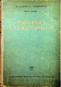 Podstawy galwanostegii Tom II