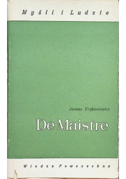 De Maistre