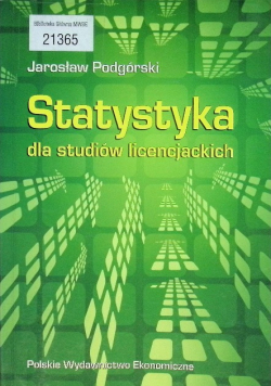 Statystyka dla studiów licencjackich