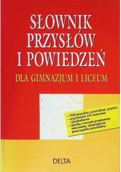 Słownik przysłów i powiedzeń