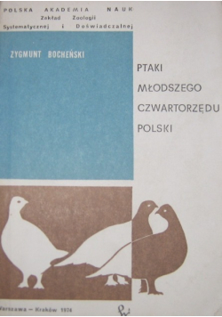 Ptaki młodszego czwartorzędu Polski