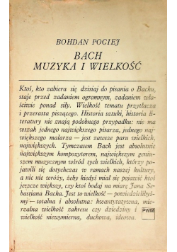 Bach  Muzyka i wielkość