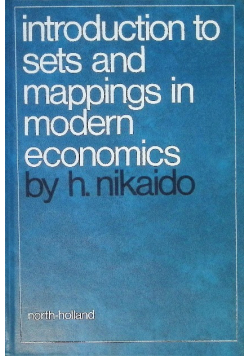 Introduction to Sets and Mappings in Modern Economics