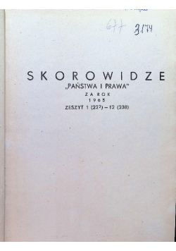 Skorowidze Państwa i prawa