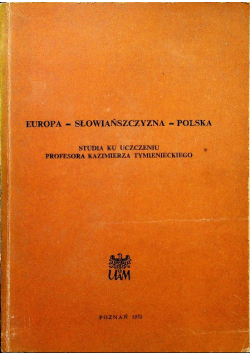 Europa słowiańszczyzna polska