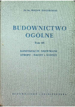 Budownictwo ogólne Tom III