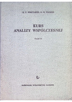 Kurs analizy współczesnej Część II