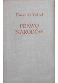 Prawo narodów Tom I