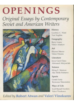 Openings. Original Essays by Contemporary Soviet and American Writers