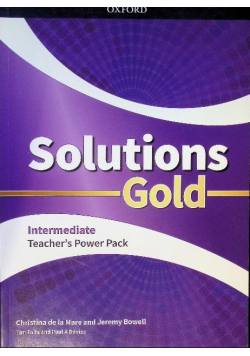 GOLD Solutions intermediate sprawdziany testy Teachers power pack book