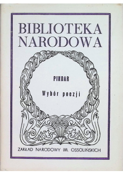 Wybór poezji Pindar
