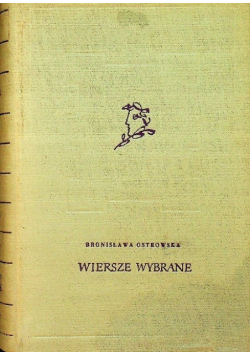 Ostrowska Wiersze Wybrane