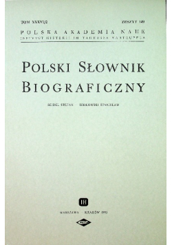 Polski słownik biograficzny Zeszyt 149