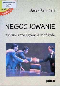 Negocjowanie Techniki rozwiązywania konfliktów