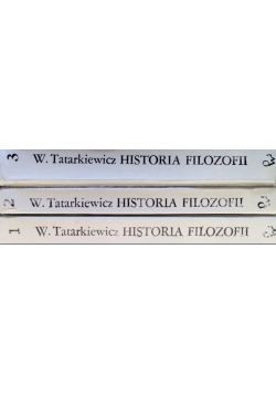 Historia filozofii Tom I do III