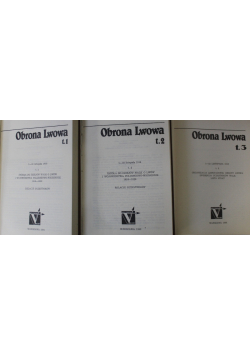 Obrona Lwowa Tom 1 do 3