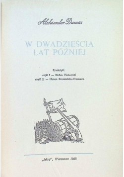 W dwadzieścia lat później
