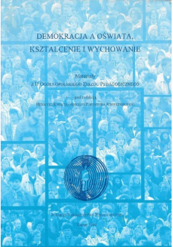 Demokracja a oświata kształcenie i wychowanie