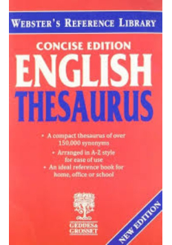 Concise edition English Thesaurus