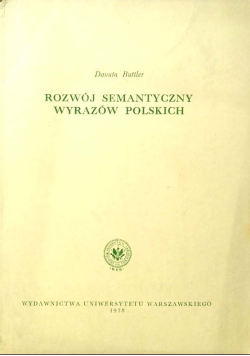 Rozwój semantyczny wyrazów polskich