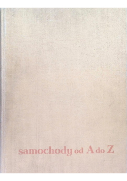 Samochody od A do Z