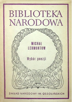 Lermontow Wybór poezji
