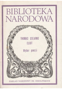 Biblioteka Narodowa. Wybór poezji