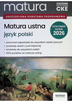 Język polski Matura ustna 2026