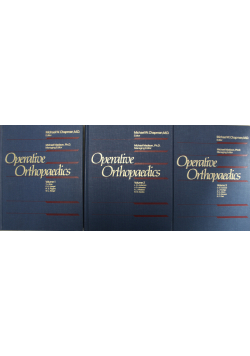 Operative Orthopaedics Tomy 1-3