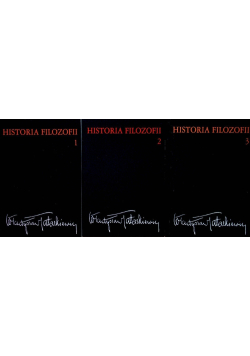 Historia filozofii Tom 1 do 3