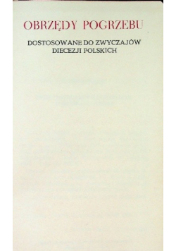 Obrzędy pogrzebu