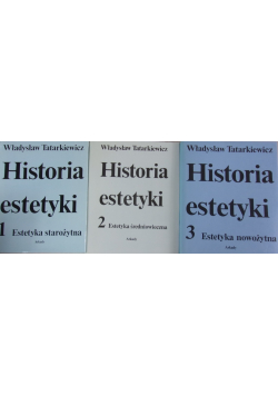 Historia estetyki Tom 1 do 3