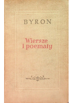 Byron wiersze i poematy