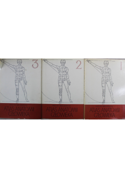 Atlas anatomii człowieka Tom 1 do 3
