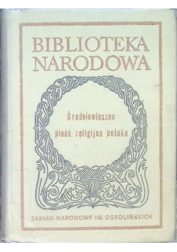 Średniowieczna pieśń religijna polska 1923 r.