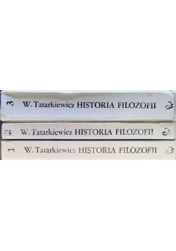 Historia filozofii Tom I do III