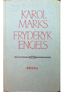 Marks Engels Dzieła Tom 23