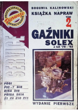 Gaźniki solex Tom 2