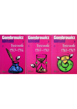 Gombrowicz Dziennik Tom 1 do 3