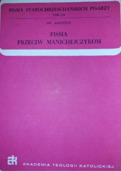 Pisma przeciw Manichejczykom