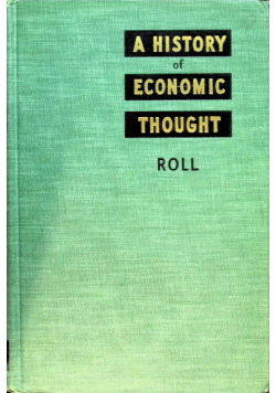 The History of Economic Thought