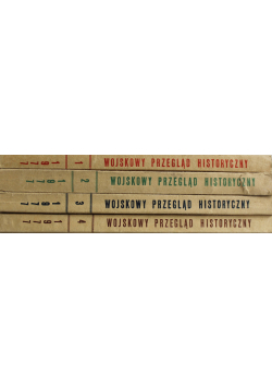 Wojskowy przegląd historyczny Tom 1 do 4