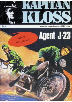 Kapitan Kloss Nr 1 Agent J-23