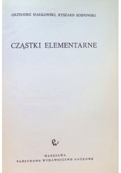 Cząstki elementarne