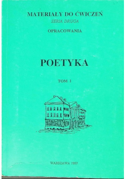 Poetyka  Tom 1