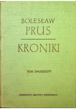 Prus Kroniki Tom 20